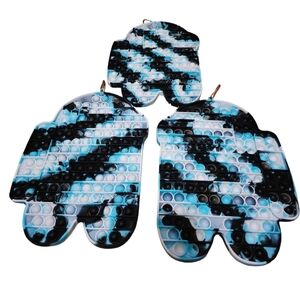 3 pack of Huge 9 x 12 in Among Us Fidet poppers Fidget pop its with bag clips